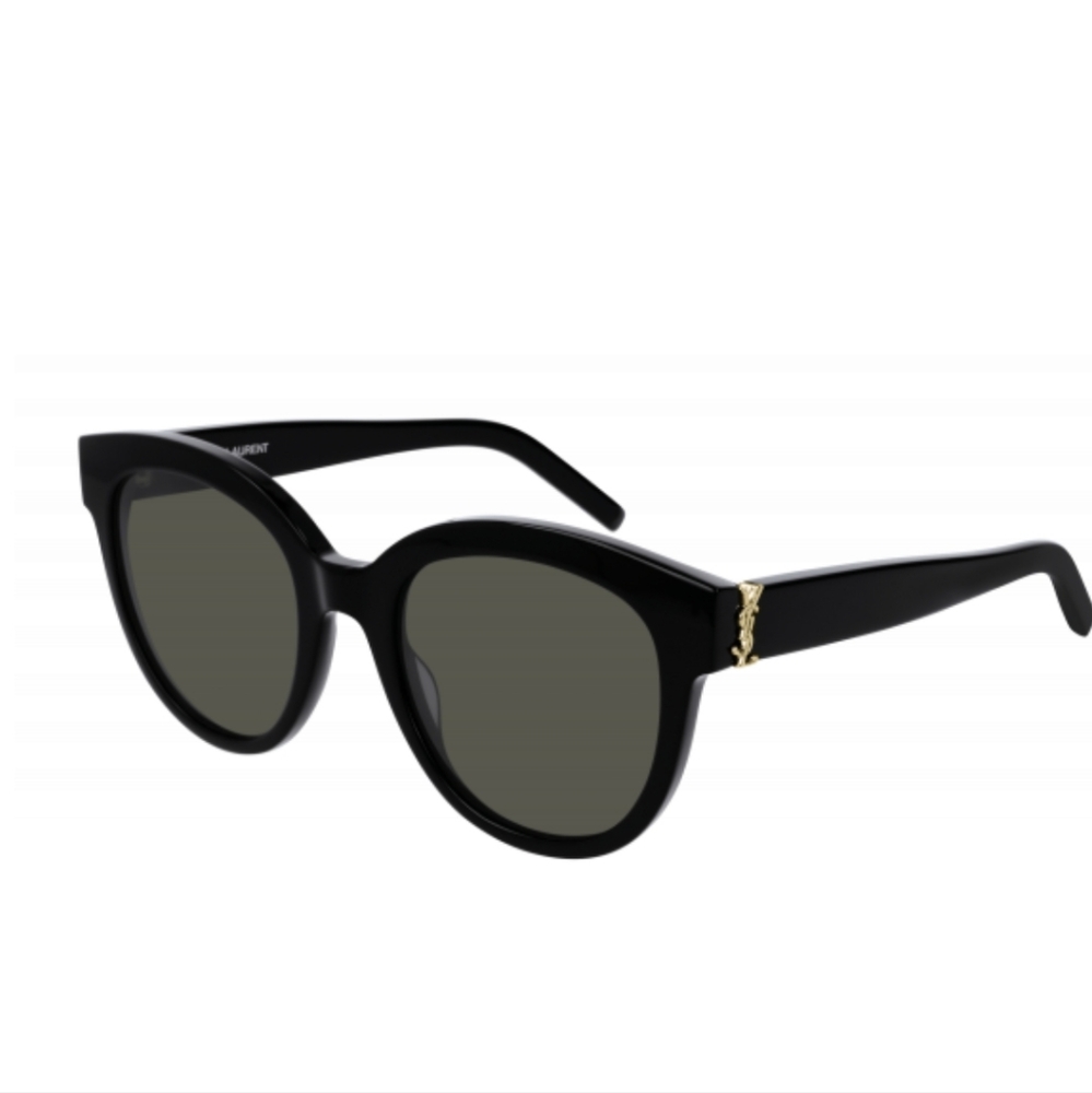 SAINT LAURENT Cateye rounded YSL logo shades